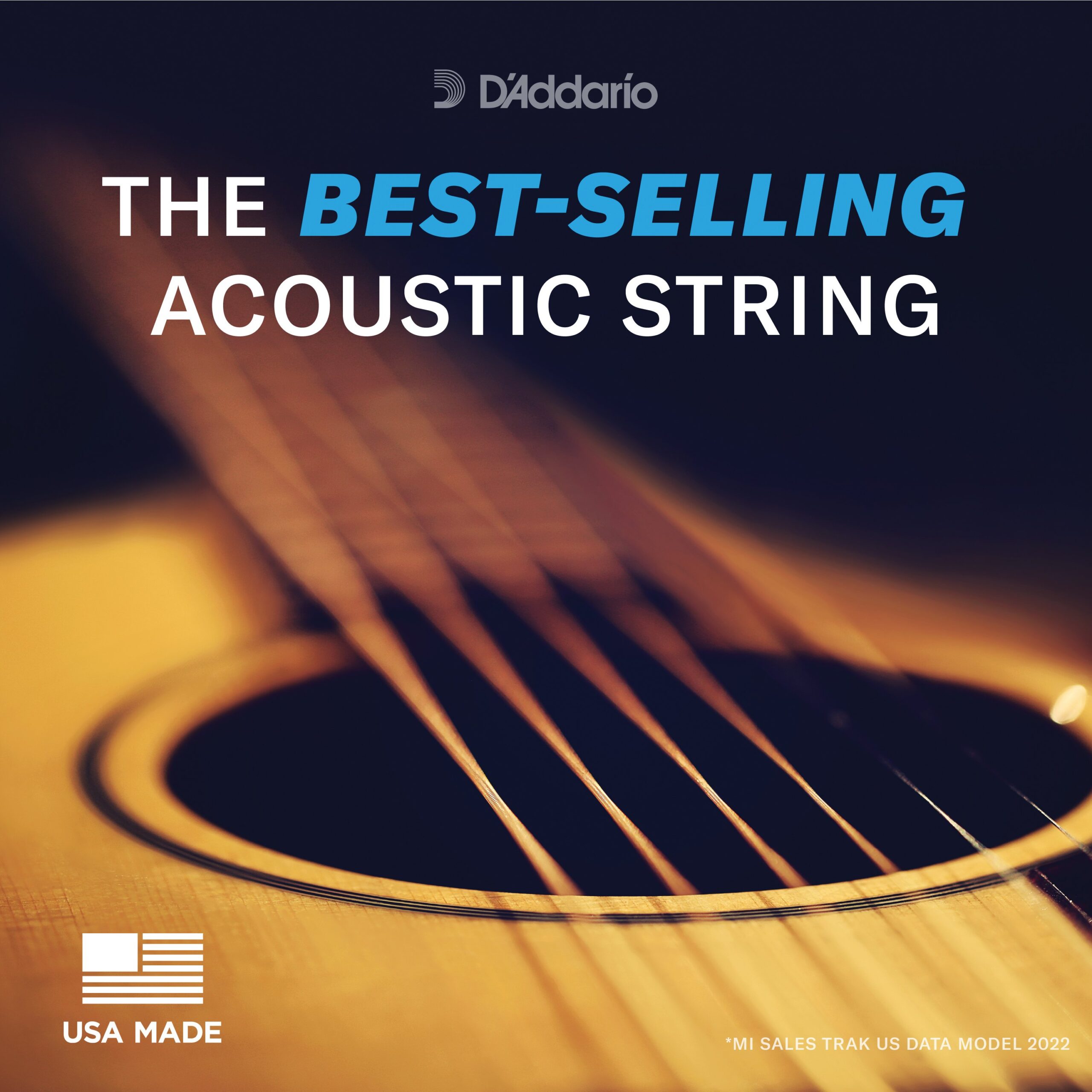 Χορδές Ακουστικής Κιθάρας D'Addario EJ16 Phosphor Bronze | 12-53 Light - Image 2