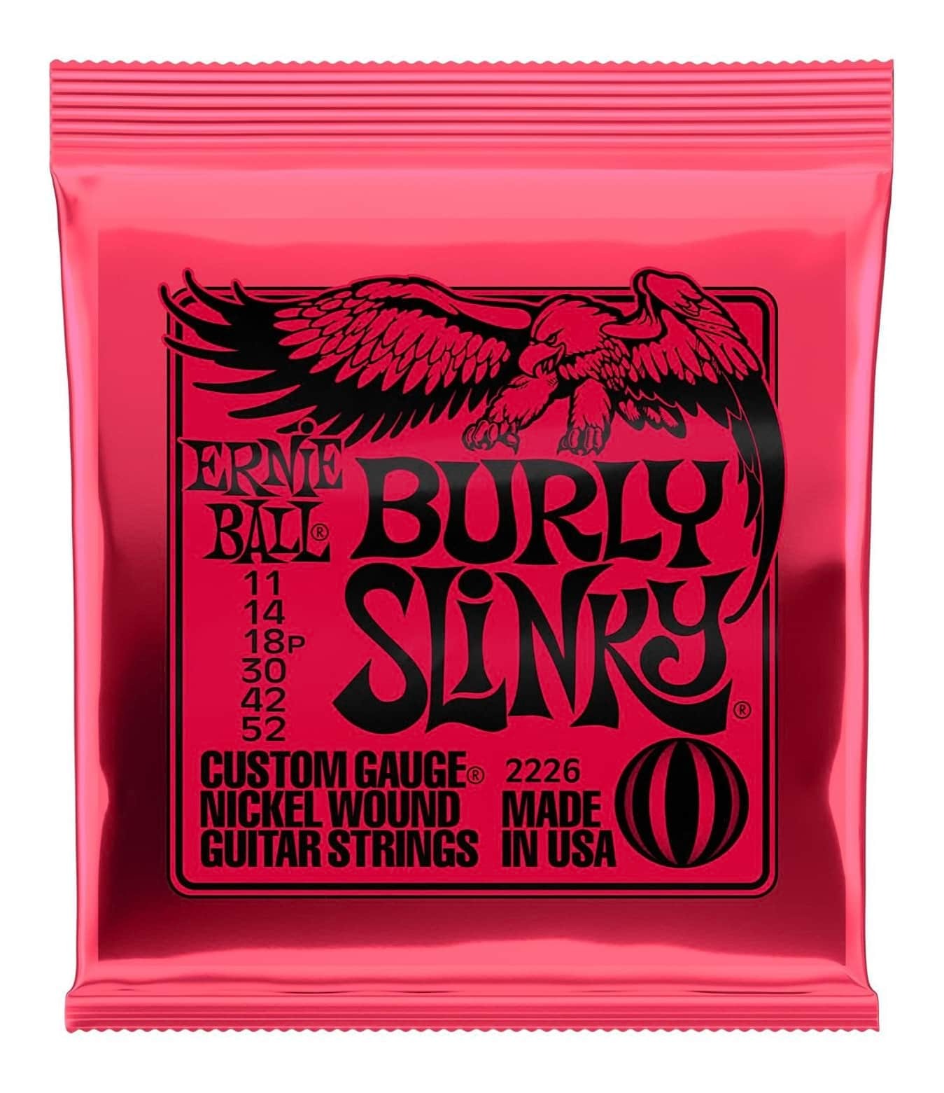 Χορδές Ηλεκτρικής Κιθάρας ErnieBall Burly Slinky | 11-52