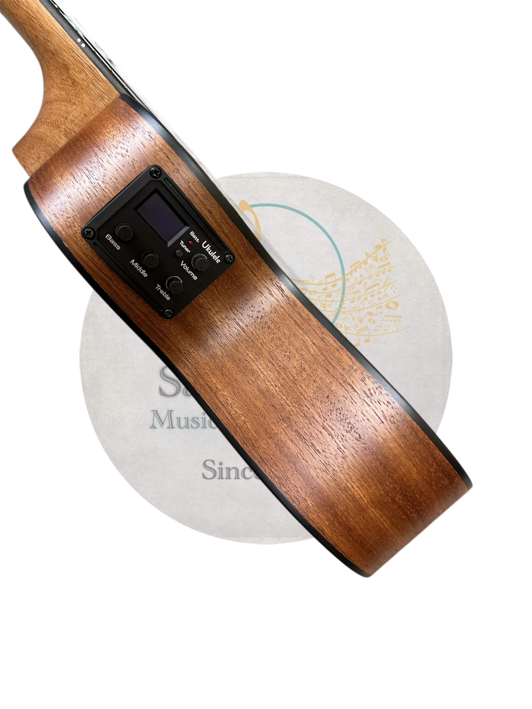 Electro-acoustic Concert Ukulele Egmond C380.100EQ - Image 4