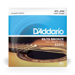 Χορδές Ακουστικής Κιθάρας D'Addario EZ910 85/15 Bronze | Light, 11-52