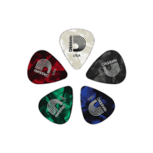 Alternative view of Πένες D'Addario Classic Pearl Celluloid 5-Pack (0.5mm, 0.7mm & 1.0mm)