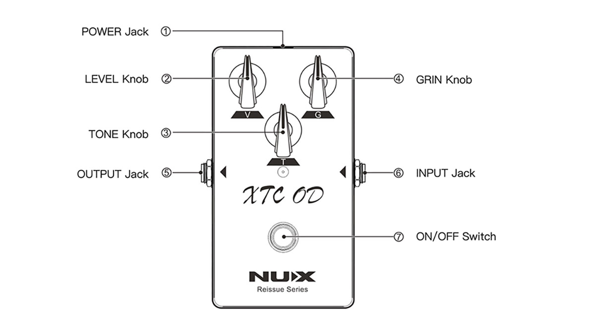 Πετάλι Κιθάρας NUX XTC OD Overdrive - Image 3