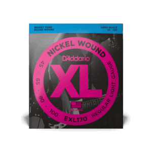 D'Addario EXL170 Nickel Bass Strings, Long Scale | 45-100 Regular Light